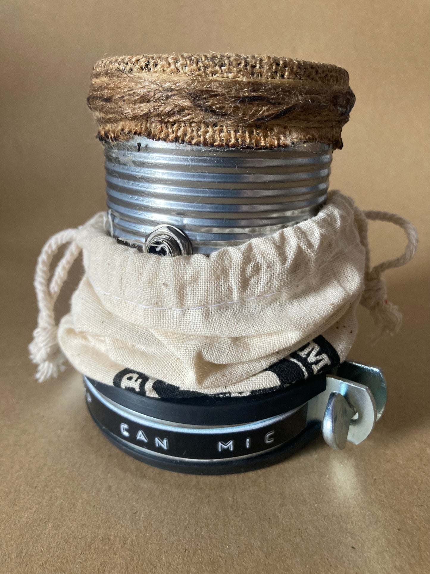 Soup Can Mic and Clip